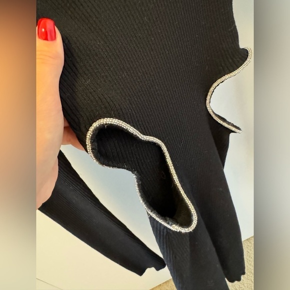 H&M CUT-OUT BODYCON DRESS XS - Picture 5 of 6